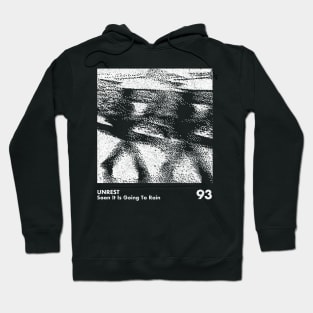 Unrest / Minimalist Graphic Artwork Design Hoodie